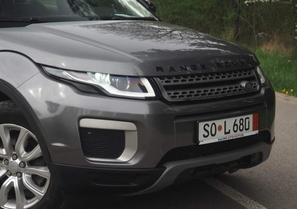 Land Rover Range Rover Evoque cena 73900 przebieg: 150410, rok produkcji 2016 z Strzelno małe 781